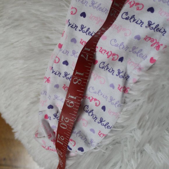 Calvin Klein Baby Girls Coverall Romper Bodysuit Signature CK Logo, 3-6M strechi - Picture 6 of 7